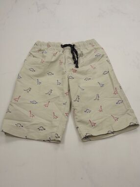 Street Rules Printed Shorts Beige 2010s Dinosuar Style - Boys 6